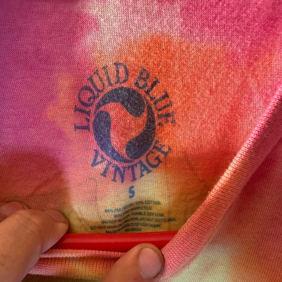 Men's Grateful Dead Liquid Blue Vintage T-shirt Size S Multi-color - Picture 3 of 5